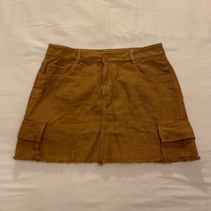 OVS Brown Cargo Skirt